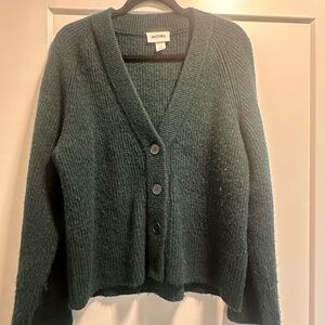 Monki Green Cardigan Size XS